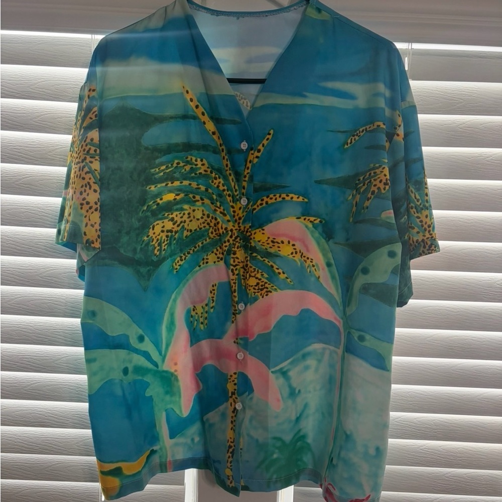 Tropical Print Women’s Shirt